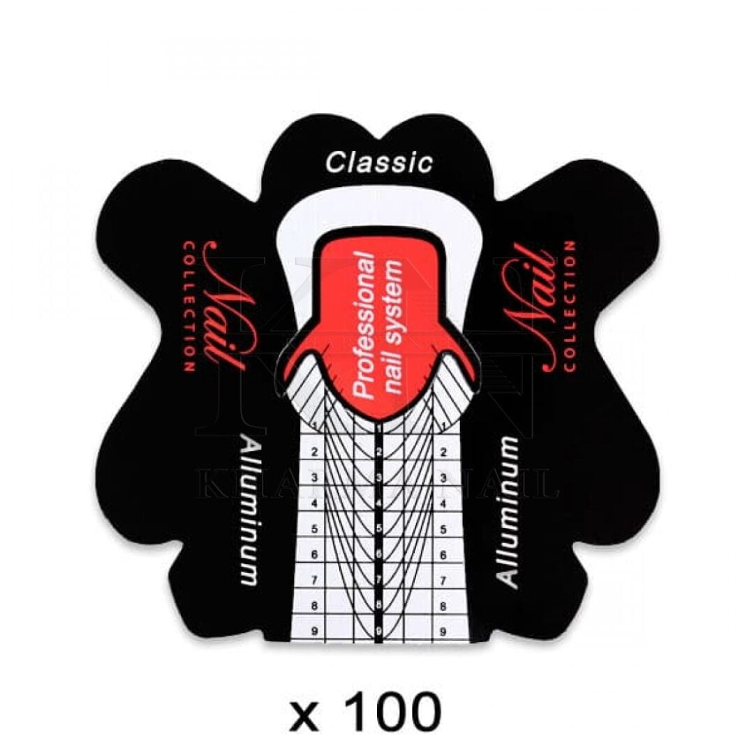 Cartine Alluminio 100pz / Kharma nail