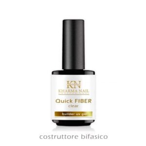 gel costruttore bifasico per unghie Quick Fiber Clear 15ml / Kharma nail