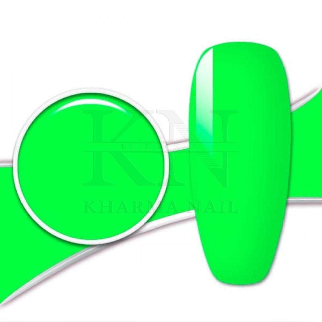 gel color per unghie pastello verde P109 Emerald Fluo / Kharma nail