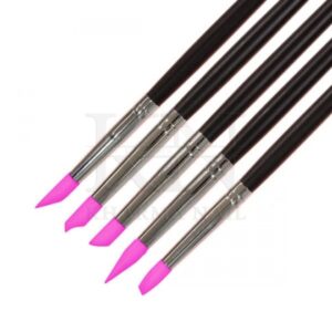 pennello professionale per ricostruzione unghie in silicone pink / Kharma nail