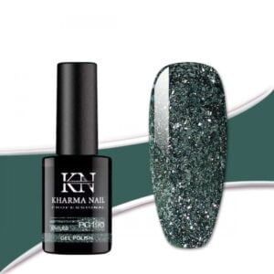 smalto semipermanente per unghie glitterato silver Platinum PG190 / Kharma nail